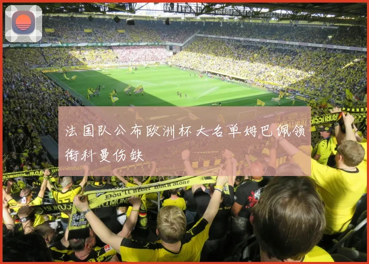 法国队公布欧洲杯大名单姆巴佩领衔科曼伤缺